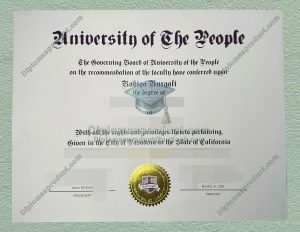 University of the People Diploma, University of the People Degree
