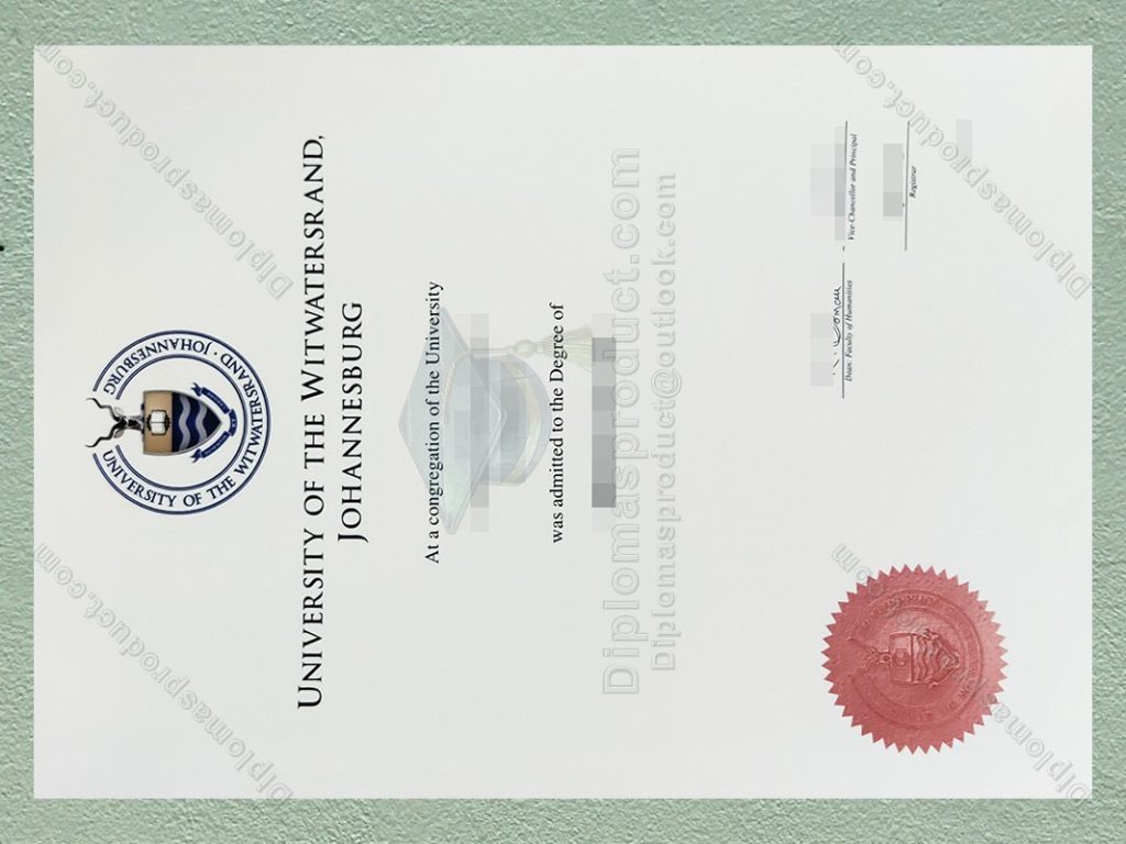 university of the witwatersrand diploma, university of the witwatersrand degree