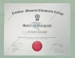 CMCC Diploma, Canadian Memorial Chiropractic College Degree