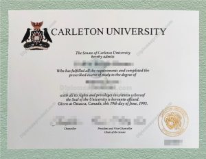 Carleton University diploma, Carleton University degree