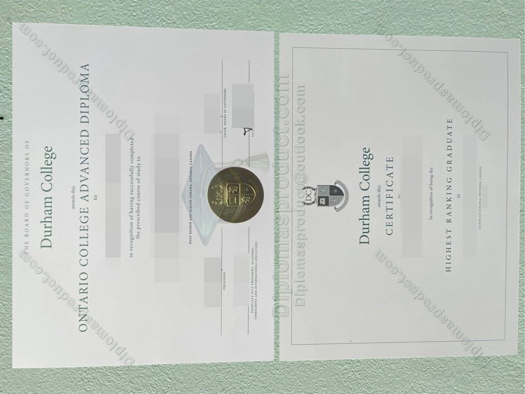 Durham College Diploma, Durham College Certificate