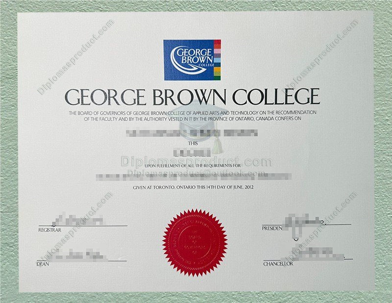 George Brown College Diploma, George Brown College Degree George Brown College Diploma, George Brown College Degree