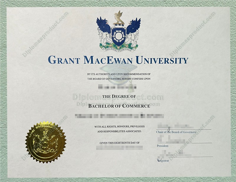 Grant MacEvan University Diploma, Grant MacEvan University Degree Grant MacEvan University Diploma, Grant MacEvan University Degree