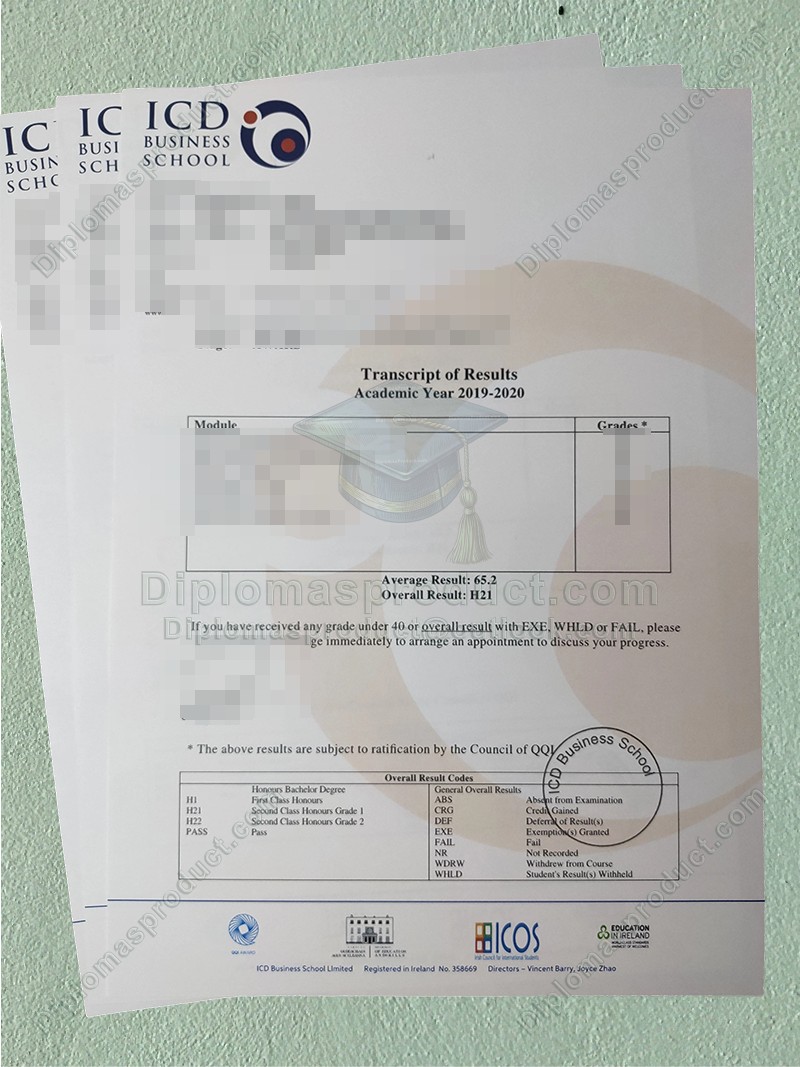 ICD Business School transcript, ICD Business School degree ICD Business School transcript, ICD Business School degree