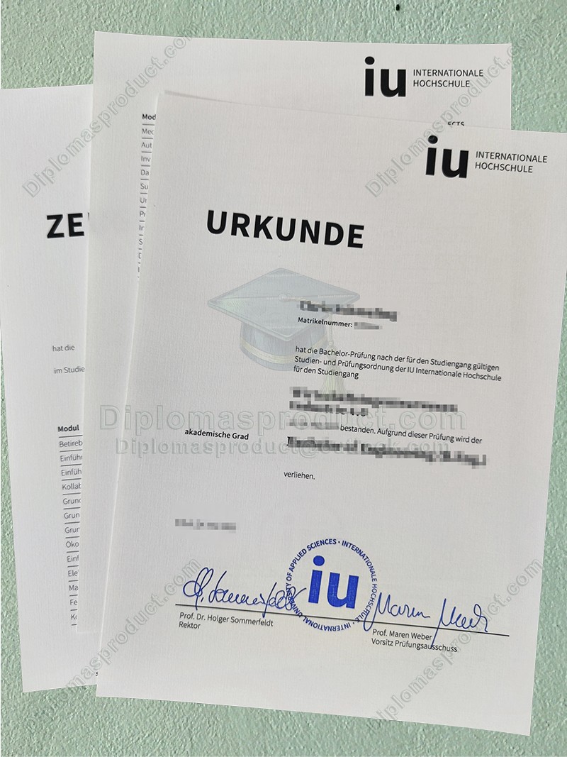 IU Internationale Hochschule Urkudne, IU Internationale Hochschule Zeugnis IU Internationale Hochschule Urkudne, IU Internationale Hochschule Zeugnis