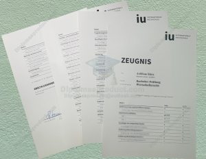 IU Internationale Hochschule Zeugnis, IU Internationale Hochschule Transcript