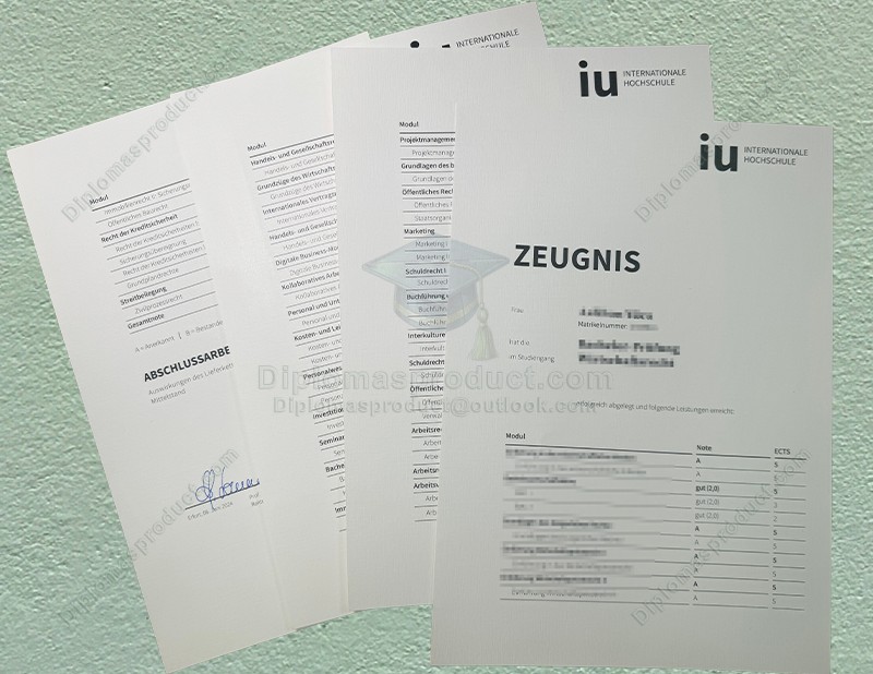 IU Internationale Hochschule Zeugnis, IU Internationale Hochschule Transcript IU Internationale Hochschule Zeugnis, IU Internationale Hochschule Transcript
