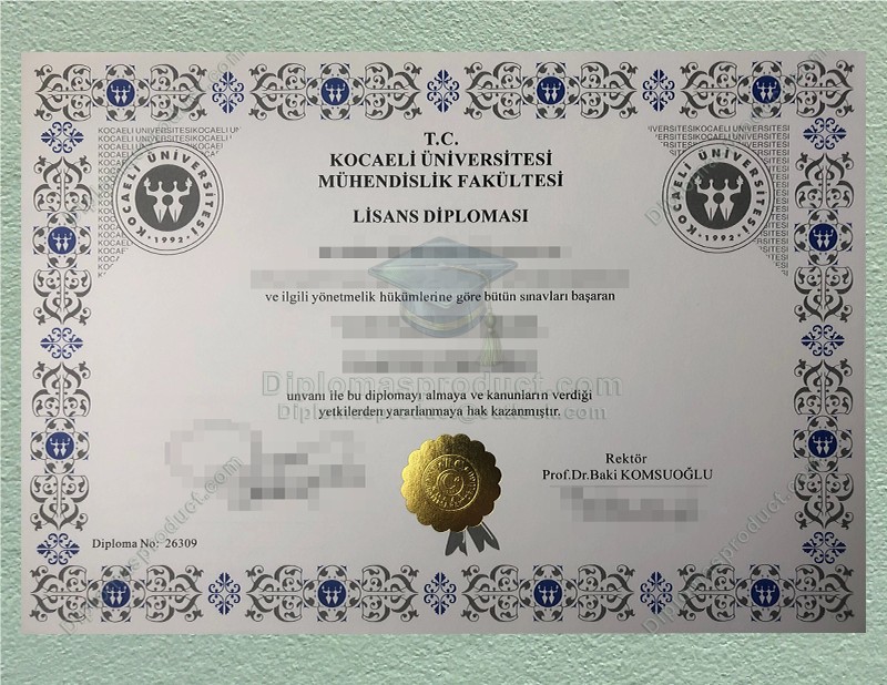 Kocaeli University Diploma, Kocaeli University Degree Kocaeli University Diploma, Kocaeli University Degree