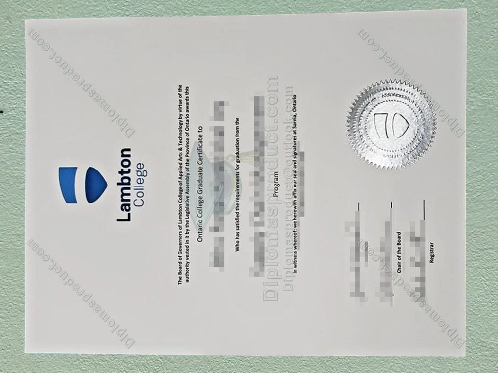 Lambton College Diploma, Lambton College Degree