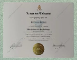 Laurentian University Diploma, Laurentian University Degree