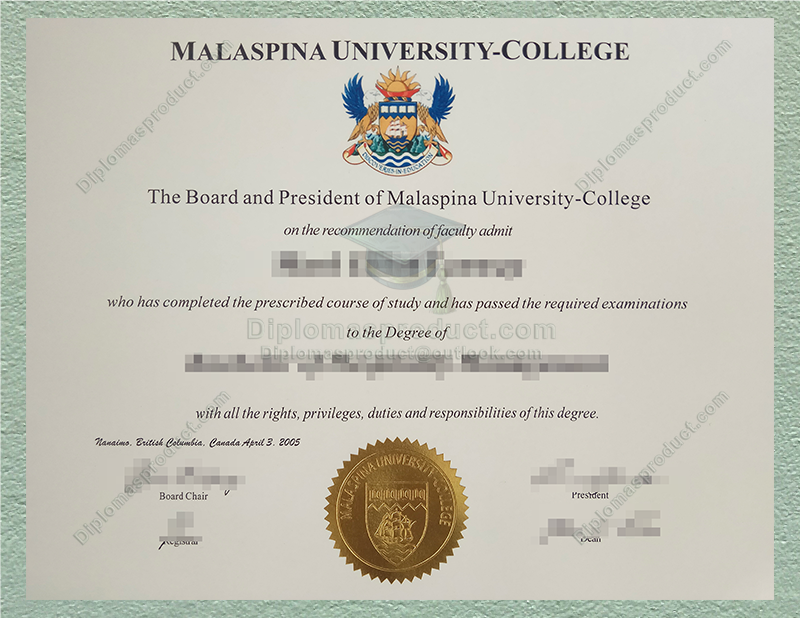 Malaspina University College degree, Malaspina University College diploma Malaspina University College degree, Malaspina University College diploma