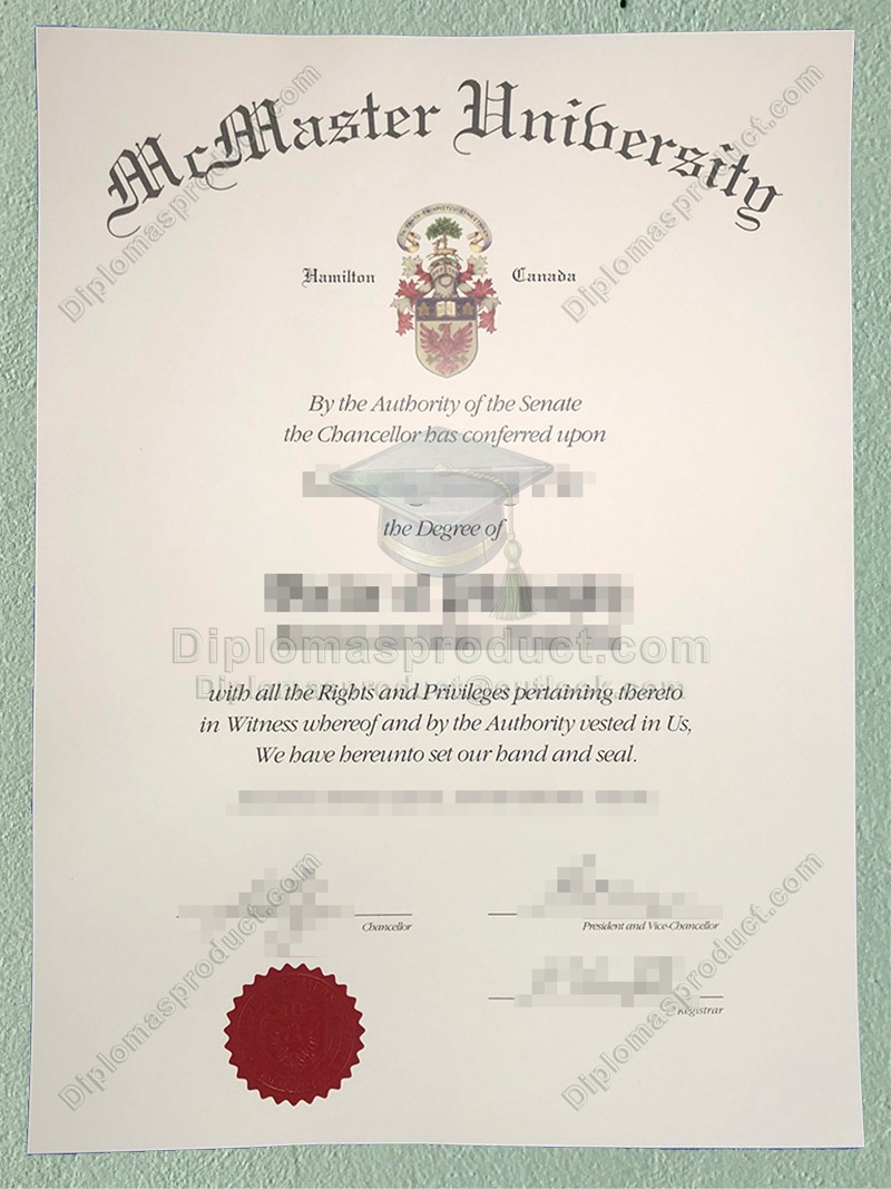 McMaster University degree, McMaster University diploma McMaster University degree, McMaster University diploma