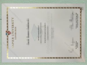 Napier University Edinburgh Diploma, Napier University Edinburgh Degree