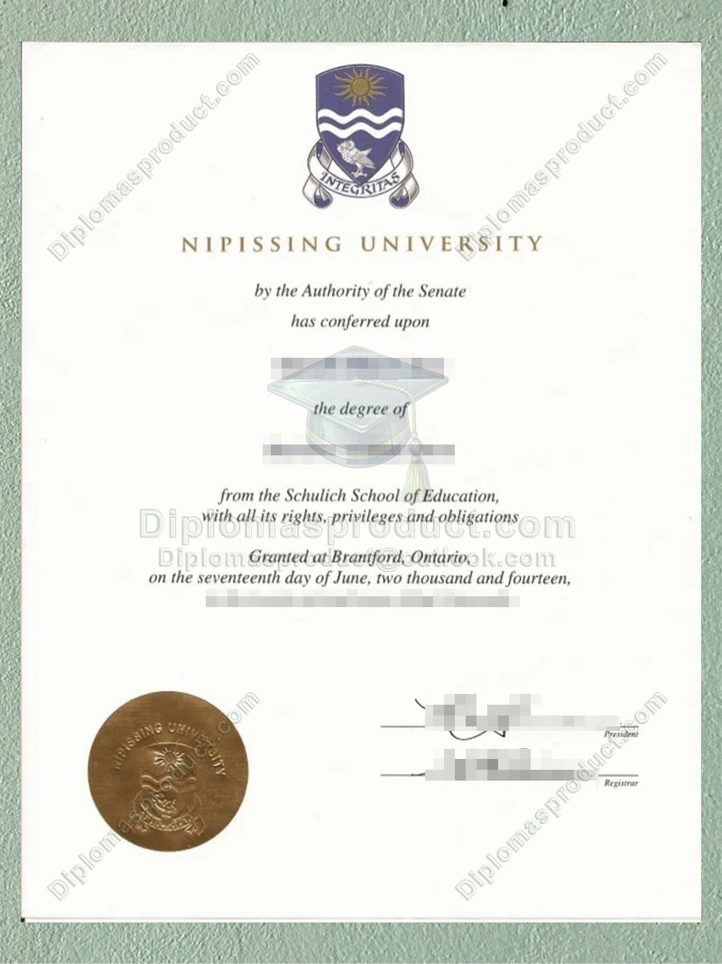 Nipissing University diploma, Nipissing University degree Nipissing University diploma, Nipissing University degree