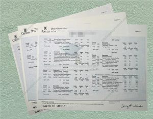 Queen University at Kingston transcript, Queen University at Kingston degree