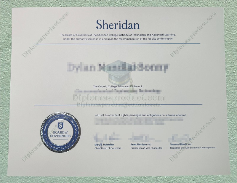 Sheridan College Diploma, Sheridan College Degree Sheridan College Diploma, Sheridan College Degree