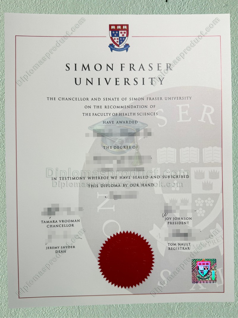 Simon Fraser University diploma, Simon Fraser University degree Simon Fraser University diploma, Simon Fraser University degree