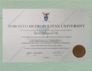 Toronto Metropolitan University Diploma, Toronto Metropolitan University Degree