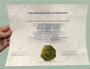 UQO Degree, Université du Québec en Outaouais diploma