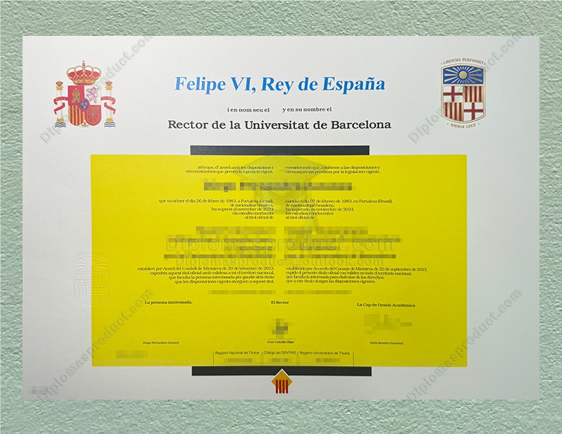 University of Barcelona Diploma, University of Barcelona Degree University of Barcelona Diploma, University of Barcelona Degree