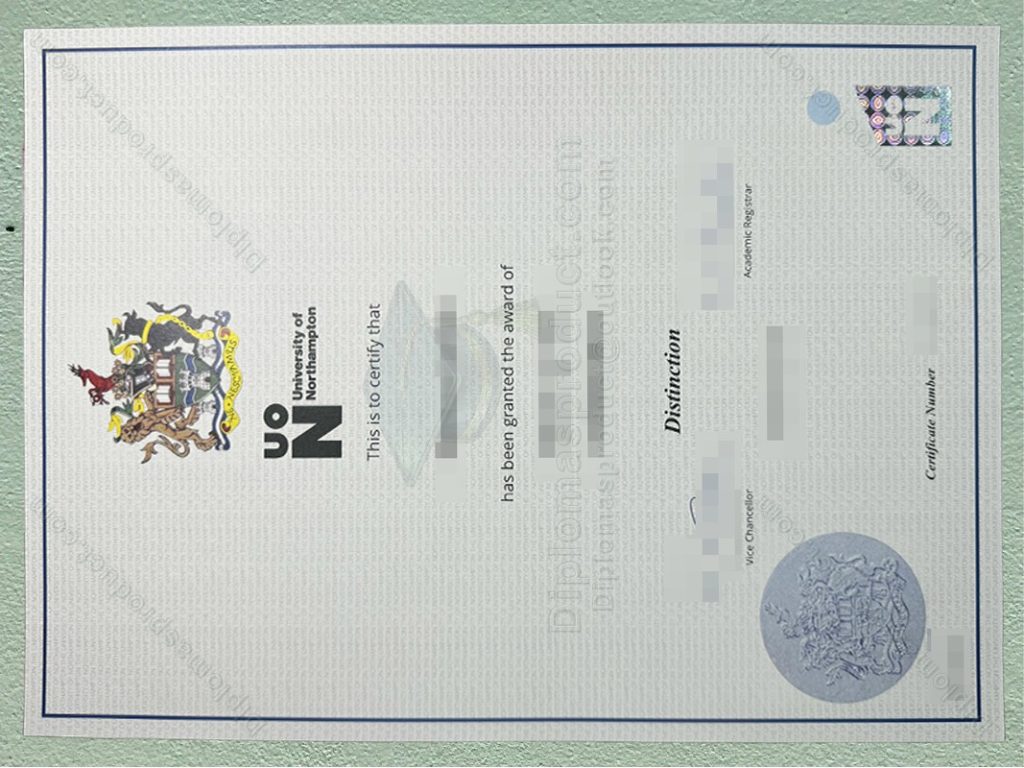 University of Northampton diploma, University of Northampton degree