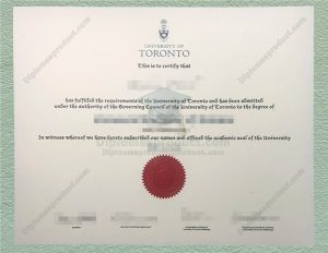 University of Toronto diploma, University of Toronto degree