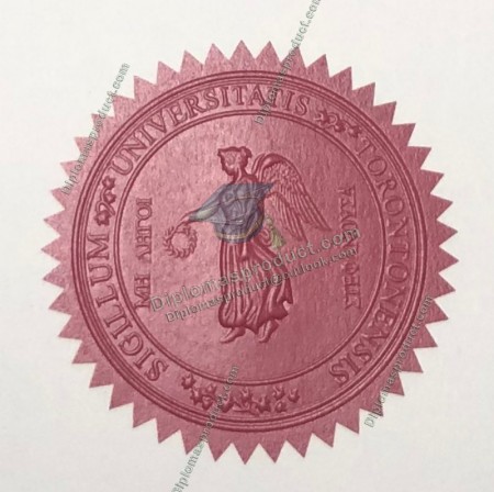 University of Toronto diploma Seal
