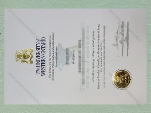 University of Western Ontario diploma, University of Western Ontario degree