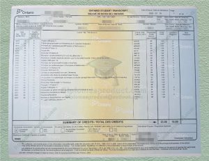 ontario secondary school Transcript, ontario secondary school Diploma