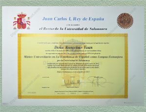 universidad de salamanca Diploma, universidad de salamanca Degree