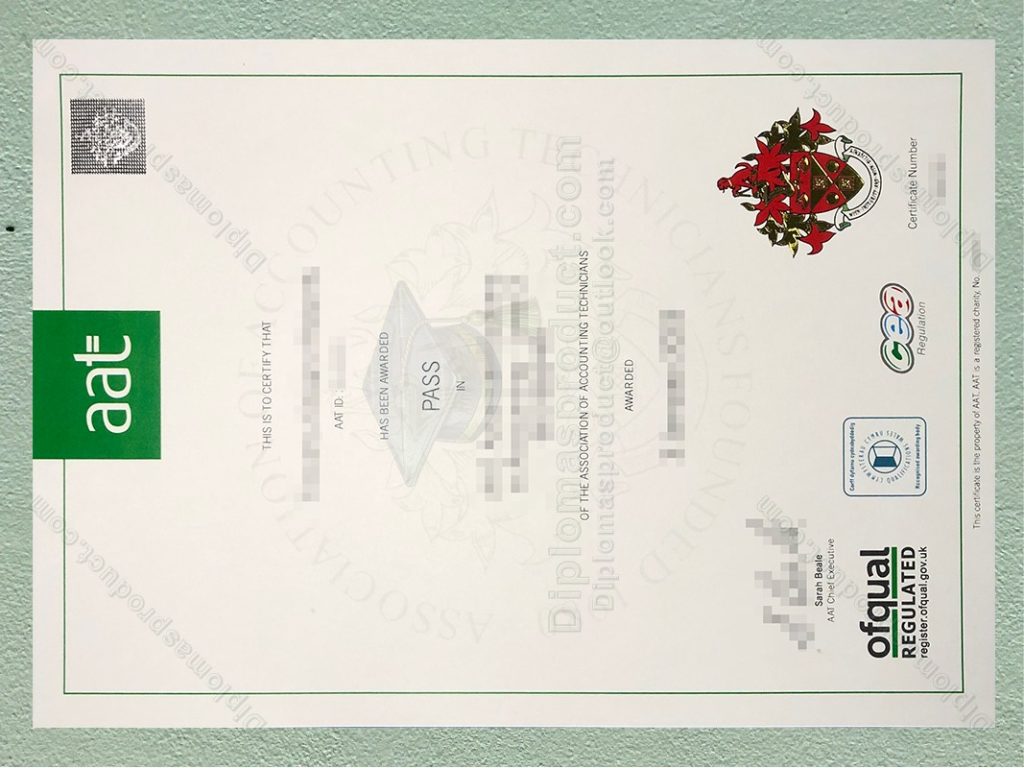 AAT Certificate, AAT Degree