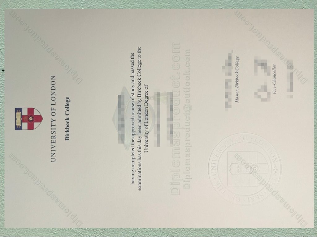 Birkbeck University of London Degree, Birkbeck University of London Diploma