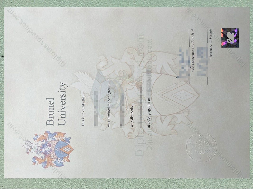 Brunel University degree, Brunel University diploma