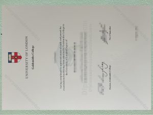 Goldsmiths University of London Degree, Goldsmiths University of London Diploma