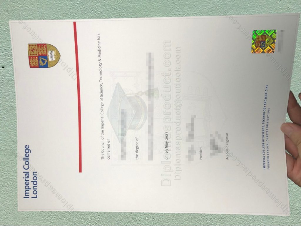 Imperial College London Degree, Imperial College London Diploma