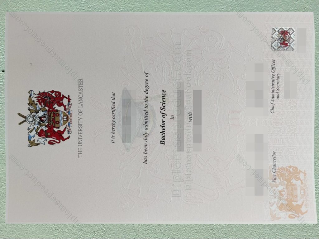 Lancaster University Degree, Lancaster University Diploma