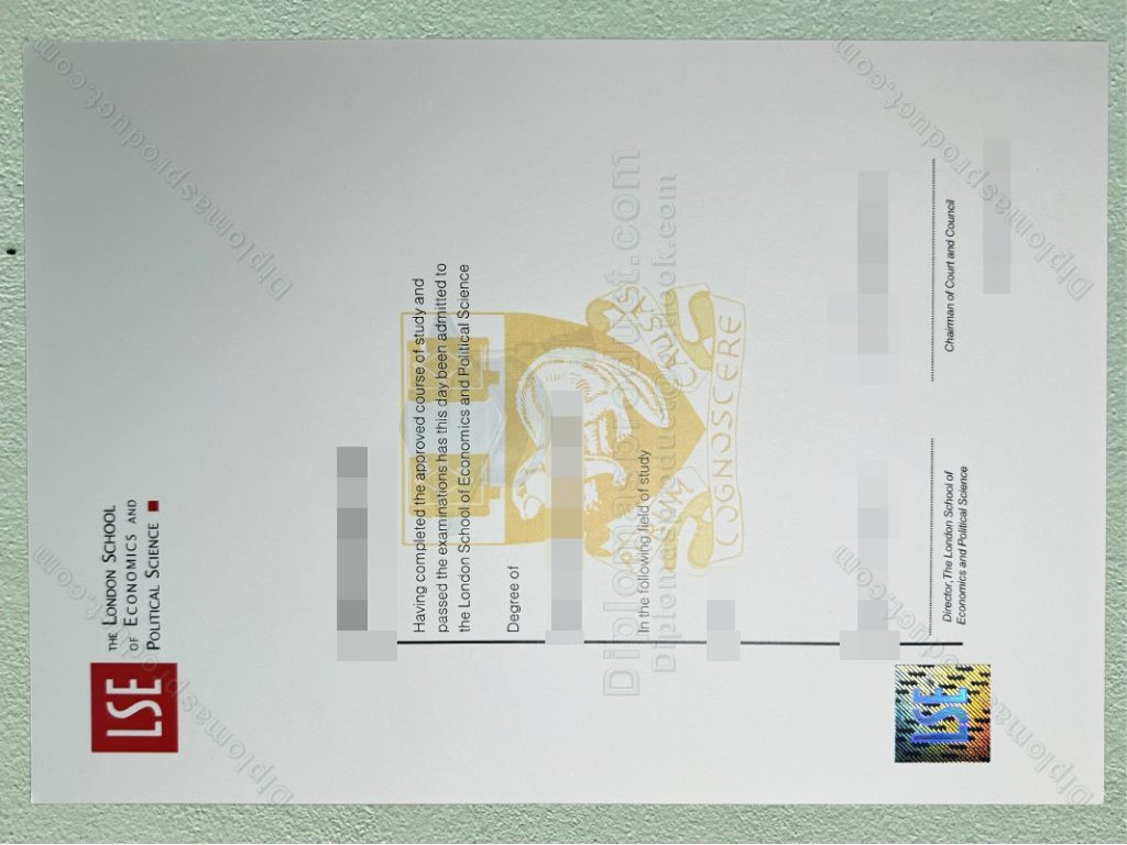 London School of Economics Degree, London School of Economics Diploma