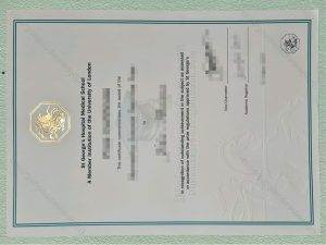St George's Hospital Medical School Degree, St George's Hospital Medical School Diploma