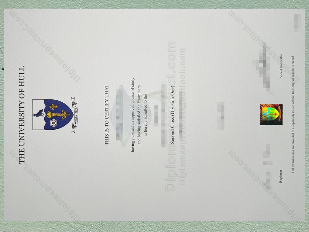 University of Hull Degree, University of Hull Diploma