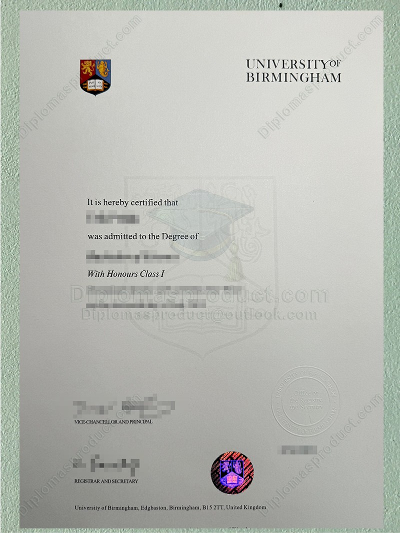 University of Birmingham degree, University of Birmingham diploma University of Birmingham degree, University of Birmingham diploma