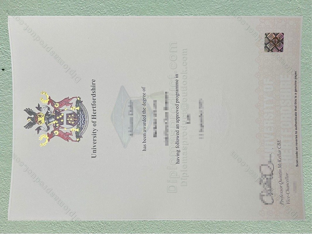 University of Hertfordshire Degree, University of Hertfordshire Diploma