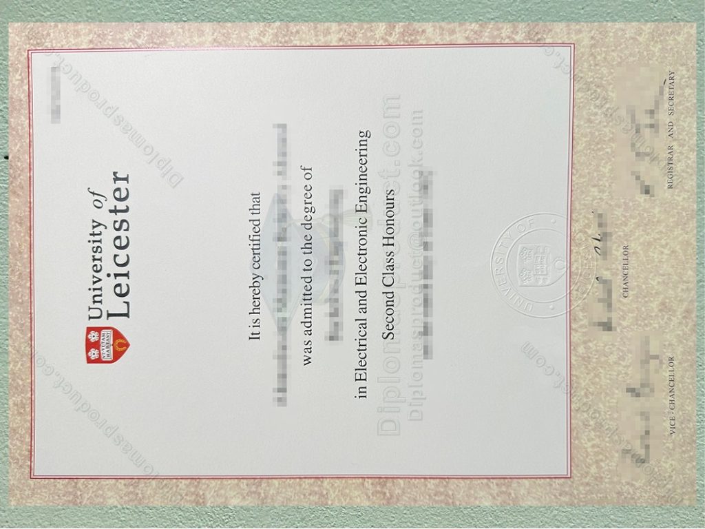 University of Leicester Degree, University of Leicester Diploma