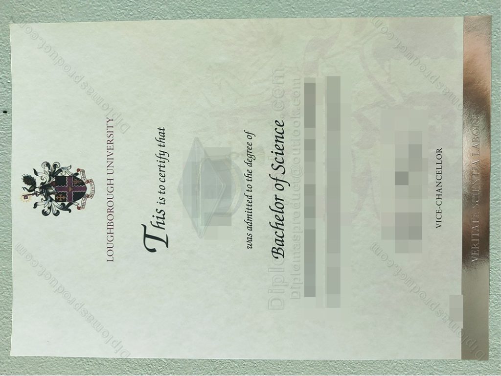 University of Loughborough Degree, University of Loughborough Diploma