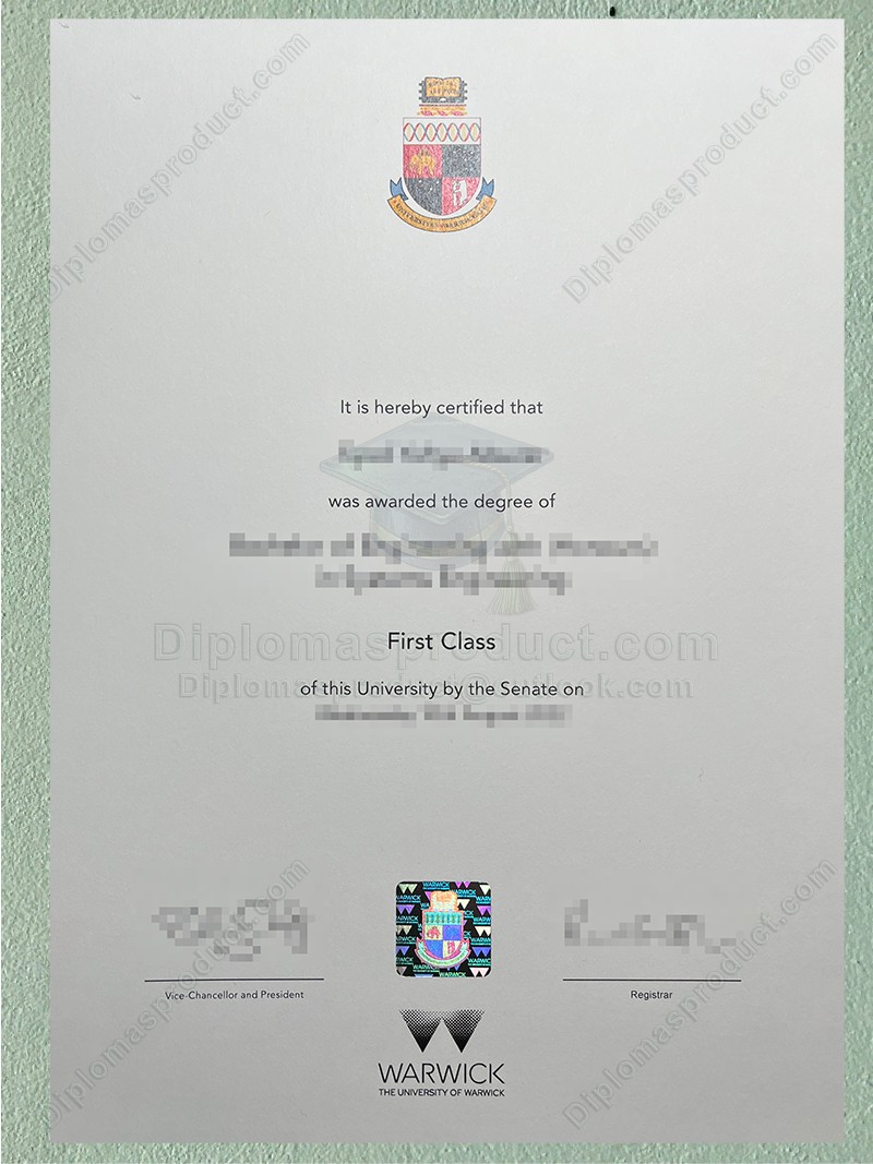 University of Warwick Degree, University of Warwick Diploma University of Warwick Degree, University of Warwick Diploma