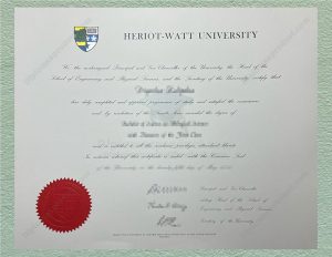 heriot-Watt University diploma, heriot-Watt University degree