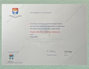 University of Dundee Degree, University of Dundee Diploma