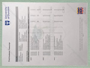 university of dundee Transcript, university of dundee Degree