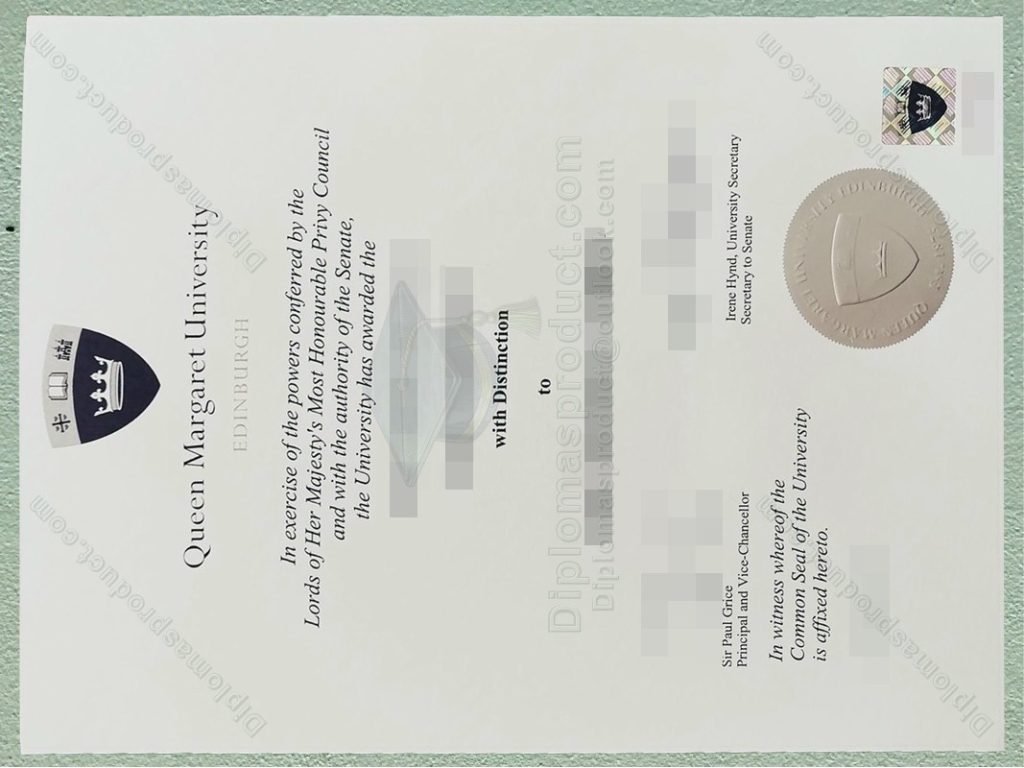 Queen Margaret University diploma, Queen Margaret University degree