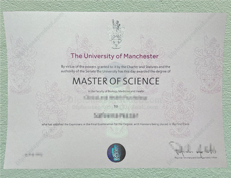 University of Manchester Diploma, University of Manchester Degree