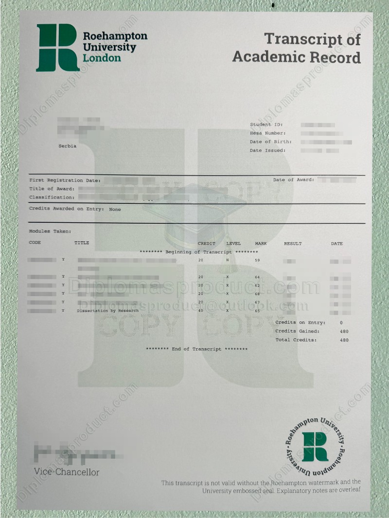 University of Roehampton transcript, University of Roehampton degree University of Roehampton transcript, University of Roehampton degree